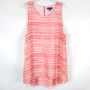 Vince Camuto Sleeveless Blouse Womens M Summer Casual Vacation Party Soft Girl